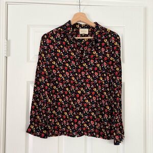 Sezane Chemise Lady shirt in Imprimé petites fleurs